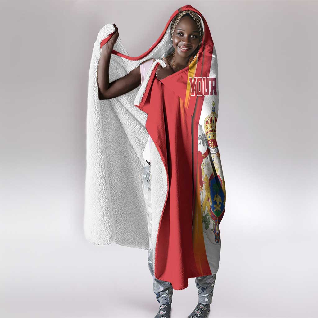 Personalized Second Empire Afro-Haitians 1849-1859 Hooded Blanket Dieu Ma Patrie Et Mon Epee - African Pride