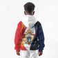 Personalized Second Empire Afro-Haitians 1849-1859 Kid Hoodie Dieu Ma Patrie Et Mon Epee - African Pride