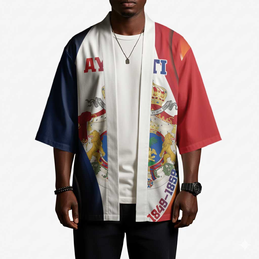 Personalized Second Empire Afro-Haitians 1849-1859 Kimono Dieu Ma Patrie Et Mon Epee