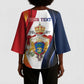 Personalized Second Empire Afro-Haitians 1849-1859 Kimono Sleeve Blouse Dieu Ma Patrie Et Mon Epee