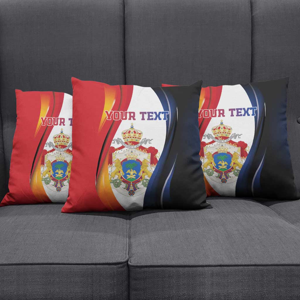 Personalized Second Empire Afro-Haitians 1849-1859 Pillow Cover Dieu Ma Patrie Et Mon Epee