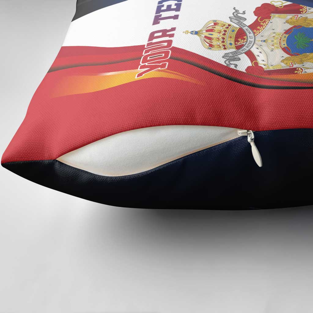 Personalized Second Empire Afro-Haitians 1849-1859 Pillow Cover Dieu Ma Patrie Et Mon Epee