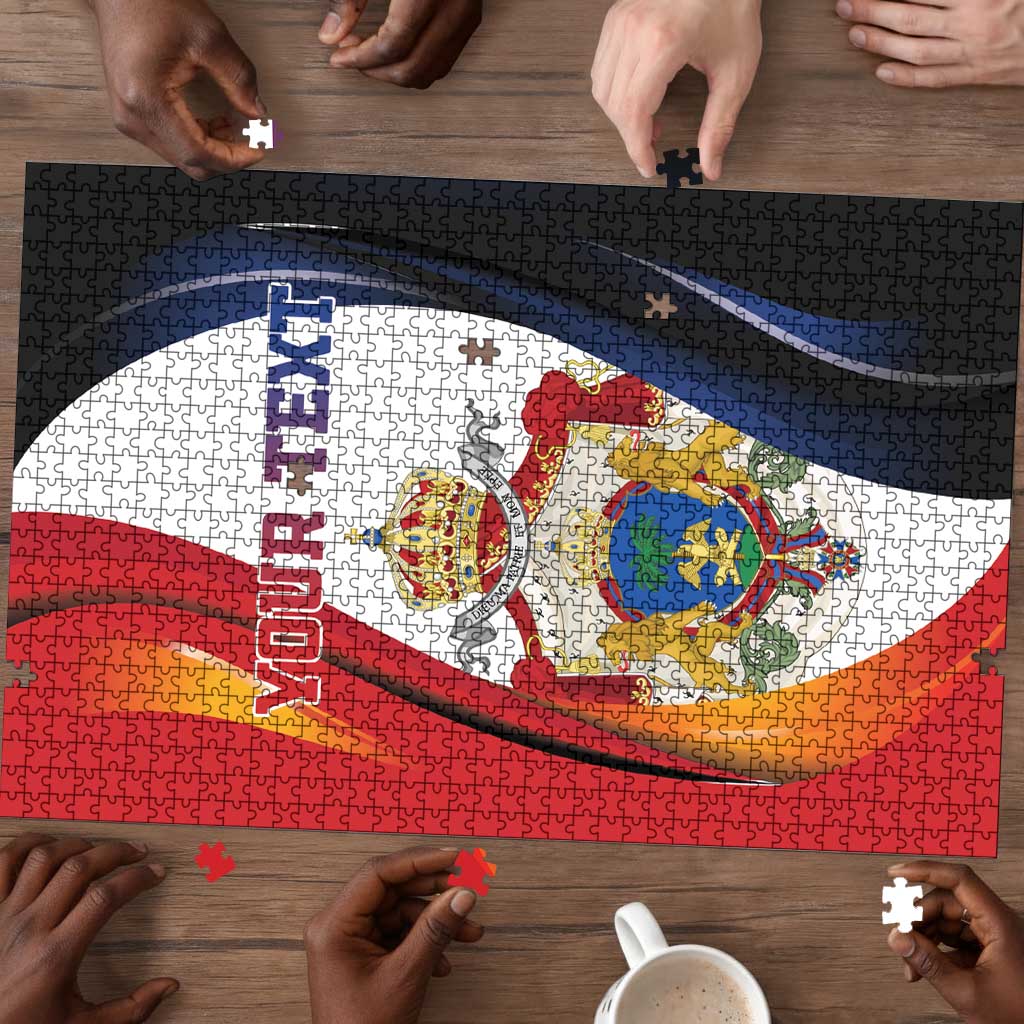 Personalized Second Empire Afro-Haitians 1849-1859 Puzzle Dieu Ma Patrie Et Mon Epee