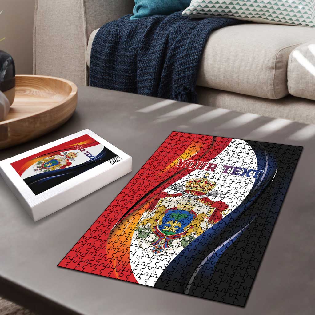 Personalized Second Empire Afro-Haitians 1849-1859 Puzzle Dieu Ma Patrie Et Mon Epee