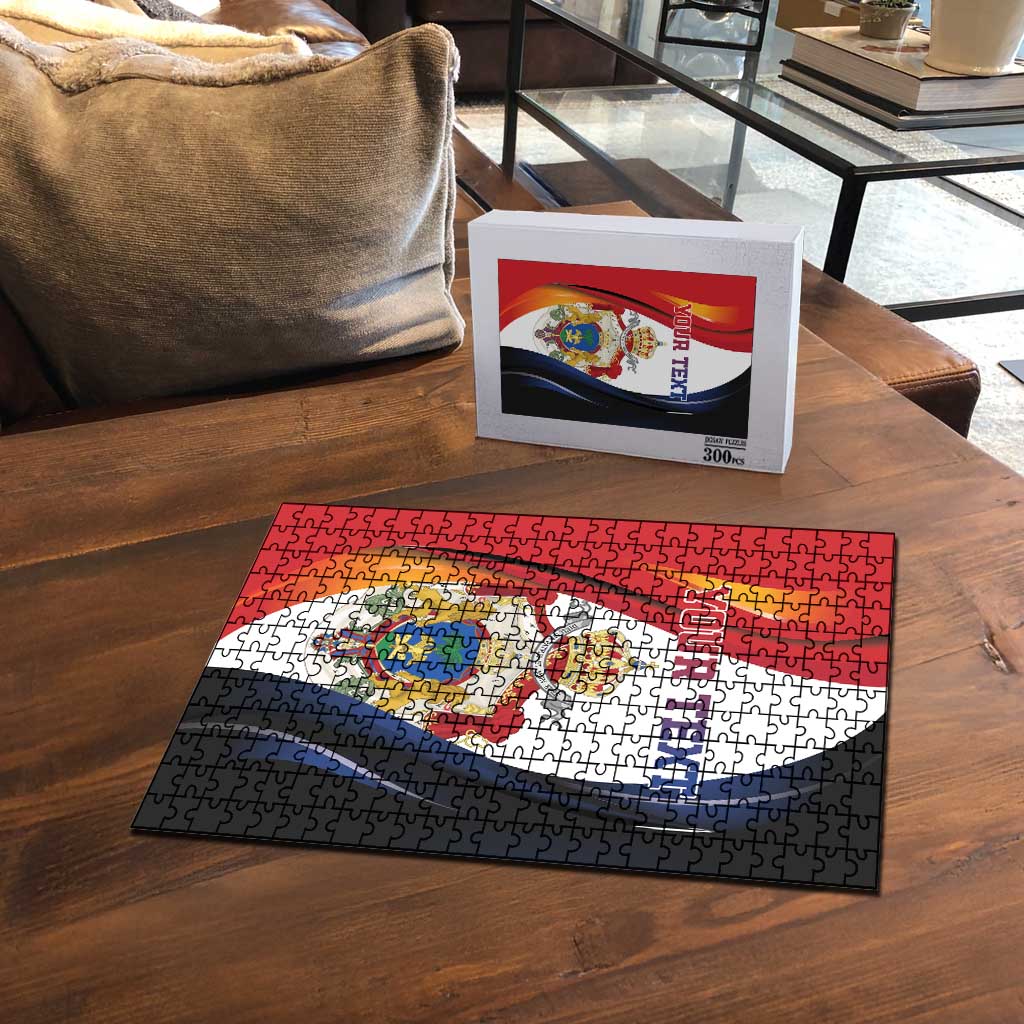 Personalized Second Empire Afro-Haitians 1849-1859 Puzzle Dieu Ma Patrie Et Mon Epee