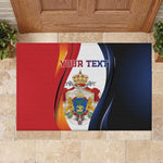 Personalized Second Empire Afro-Haitians 1849-1859 Rubber Doormat Dieu Ma Patrie Et Mon Epee - African Pride
