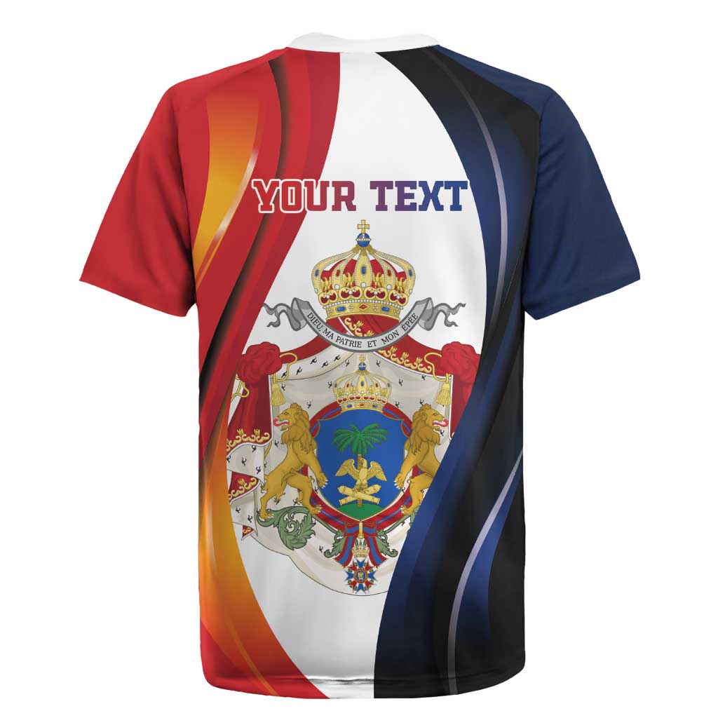 Personalized Second Empire Afro-Haitians 1849-1859 Rugby Jersey Dieu Ma Patrie Et Mon Epee - African Pride