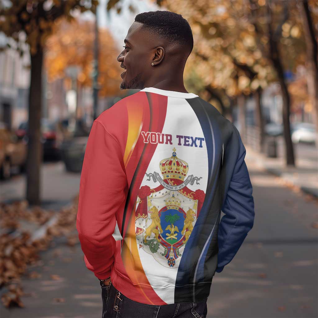 Personalized Second Empire Afro-Haitians 1849-1859 Sweatshirt Dieu Ma Patrie Et Mon Epee - African Pride