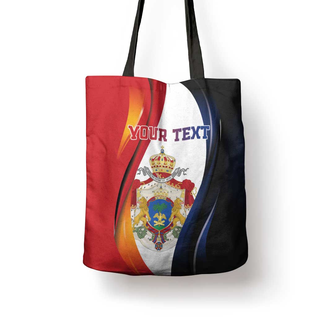 Personalized Second Empire Afro-Haitians 1849-1859 Tote Bag Dieu Ma Patrie Et Mon Epee