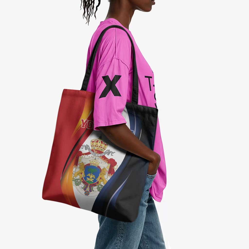 Personalized Second Empire Afro-Haitians 1849-1859 Tote Bag Dieu Ma Patrie Et Mon Epee