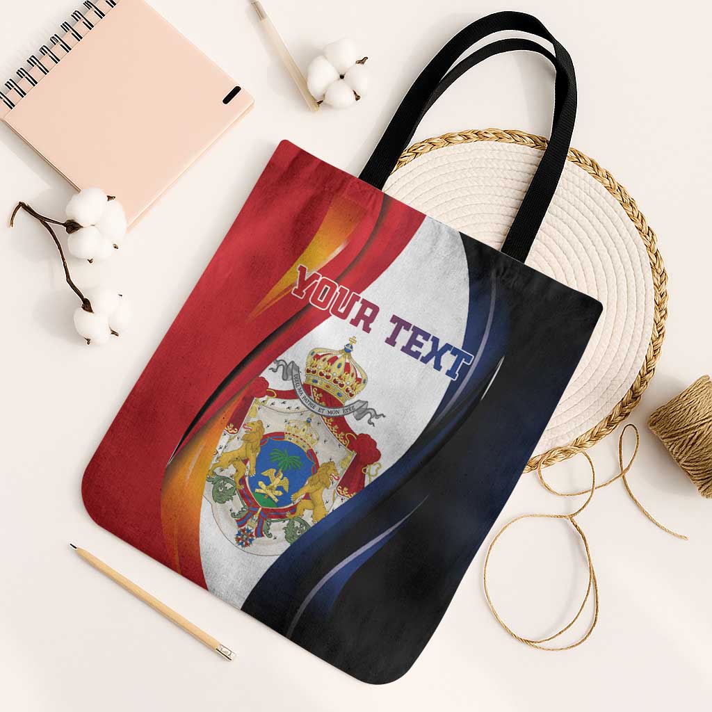 Personalized Second Empire Afro-Haitians 1849-1859 Tote Bag Dieu Ma Patrie Et Mon Epee