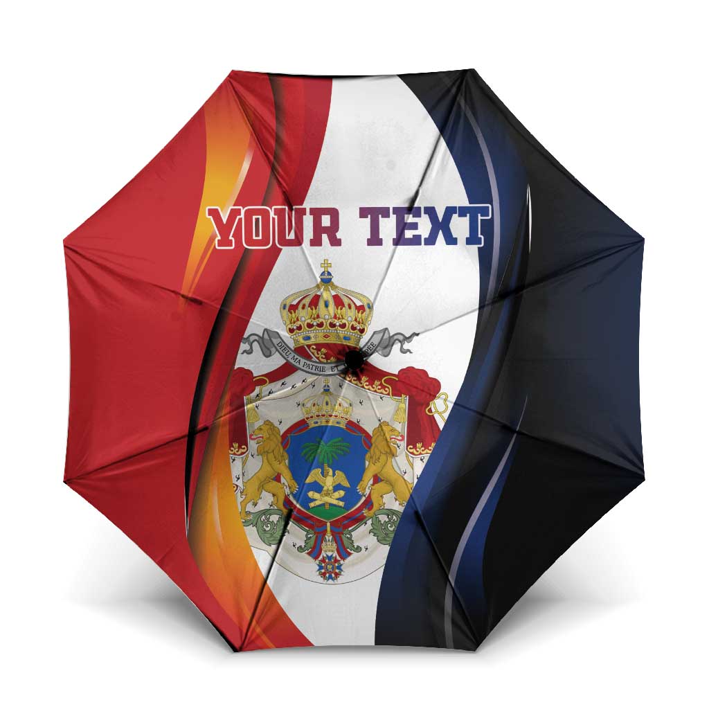 Personalized Second Empire Afro-Haitians 1849-1859 Umbrella Dieu Ma Patrie Et Mon Epee