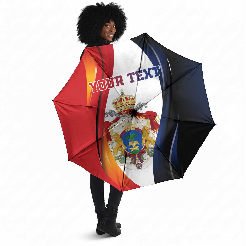 Personalized Second Empire Afro-Haitians 1849-1859 Umbrella Dieu Ma Patrie Et Mon Epee