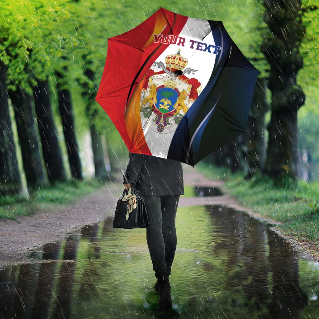 Personalized Second Empire Afro-Haitians 1849-1859 Umbrella Dieu Ma Patrie Et Mon Epee