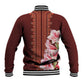 Africa Dashiki Baseball Jacket With Belladonna Lily LT18