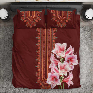 Africa Dashiki Bedding Set With Belladonna Lily