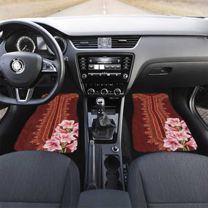 Africa Dashiki Car Mats With Belladonna Lily