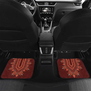 Africa Dashiki Car Mats With Belladonna Lily