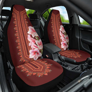 Africa Dashiki Car Seat Cover With Belladonna Lily