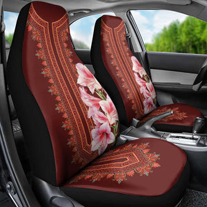 Africa Dashiki Car Seat Cover With Belladonna Lily