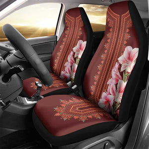 Africa Dashiki Car Seat Cover With Belladonna Lily