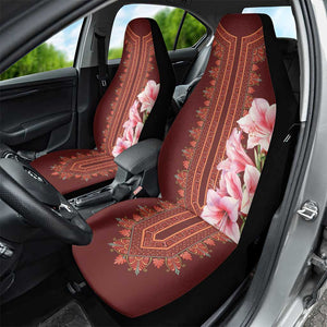 Africa Dashiki Car Seat Cover With Belladonna Lily