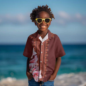 Africa Dashiki Kid Hawaiian Shirt With Belladonna Lily