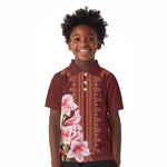 Africa Dashiki Kid Polo Shirt With Belladonna Lily