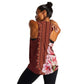 Africa Dashiki Women Racerback Tank With Belladonna Lily