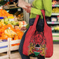 Kenya Grocery Bag Coat Of Arms With Kente Patterns