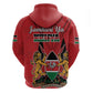 Kenya Hoodie Coat Of Arms With Kente Patterns