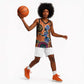 African Woman In Ethnic Dress Basketball Jersey Ethnic Geometric Patterns LT18