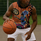 African Woman In Ethnic Dress Sleeveless Hoodie Ethnic Geometric Patterns - African Pride
