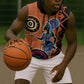 African Woman In Ethnic Dress Sleeveless Zip Hoodie Ethnic Geometric Patterns - African Pride