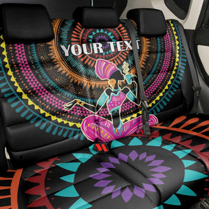 Personalized Africa Back Car Seat Cover Beautiful Black Woman