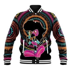 Personalized Africa Baseball Jacket Beautiful Black Woman LT18