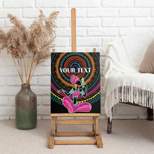 Personalized Africa Canvas Wall Art Beautiful Black Woman