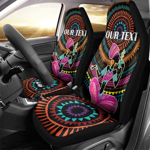 Personalized Africa Car Seat Cover Beautiful Black Woman