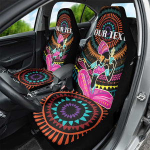 Personalized Africa Car Seat Cover Beautiful Black Woman