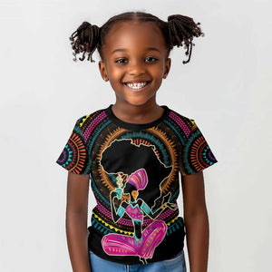 Personalized Africa Kid T shirt Beautiful Black Woman