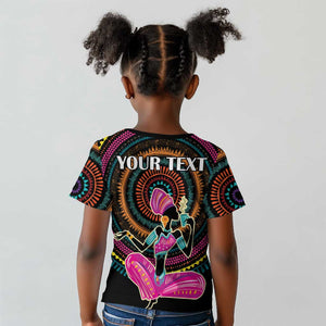 Personalized Africa Kid T shirt Beautiful Black Woman