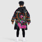 Personalized Africa KId Wearable Blanket Hoodie Beautiful Black Woman