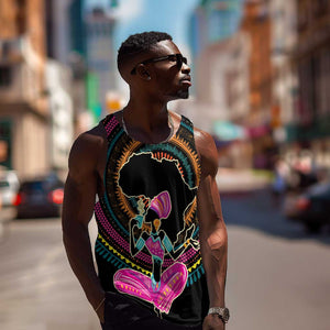 Personalized Africa Men Tank Top Beautiful Black Woman