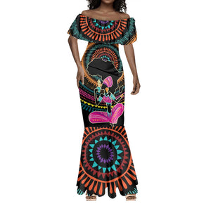 Personalized Africa Mermaid Dress Beautiful Black Woman