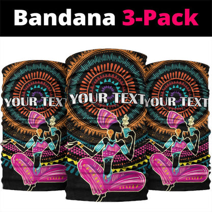 Personalized Africa Neck Gaiter Beautiful Black Woman LT18