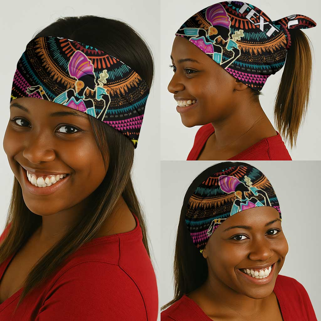 Personalized Africa Neck Gaiter Beautiful Black Woman LT18