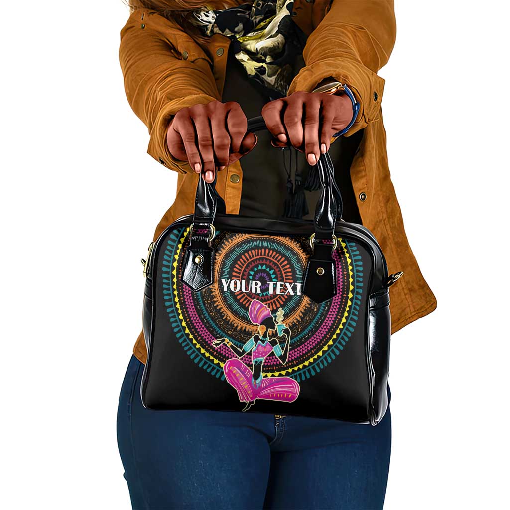 Personalized Africa Shoulder Handbag Beautiful Black Woman