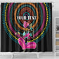 Personalized Africa Shower Curtain Beautiful Black Woman
