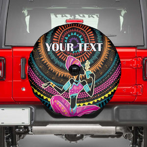 Personalized Africa Spare Tire Cover Beautiful Black Woman