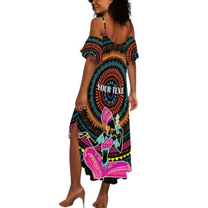 Personalized Africa Summer Maxi Dress Beautiful Black Woman